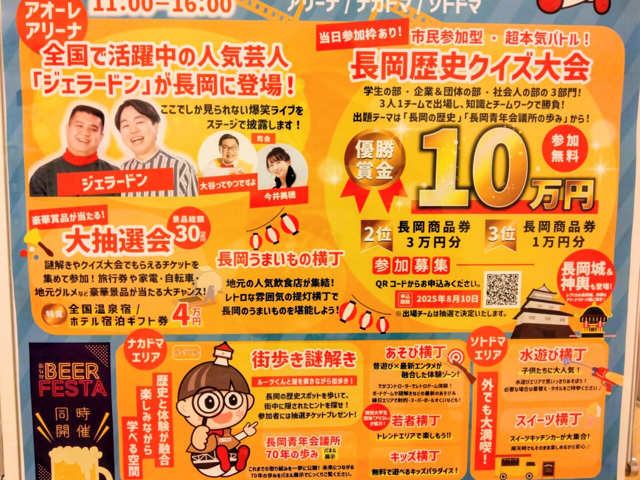 ながおか時ときフェスタポスター2025-4